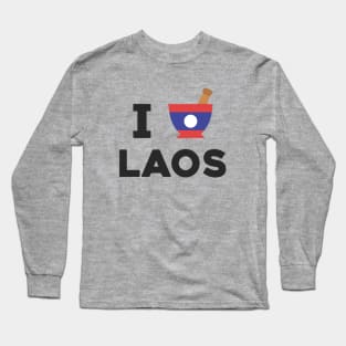 Laos Cooking Long Sleeve T-Shirt